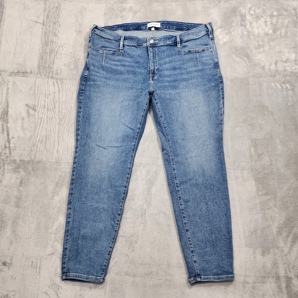 Lane Bryant Jeans Womens 24 Blue High Rise Flex Magic Skinny Stretch Denim